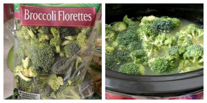 brócoli en olla de barro