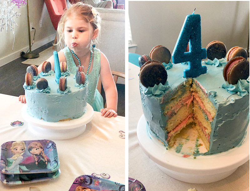 pastel de cumpleaños de niña