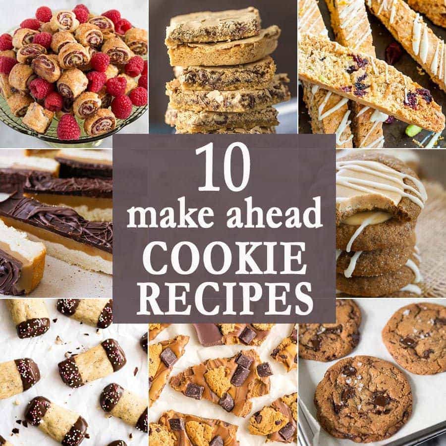 10 collage de fotos Recetas de galletas por delante