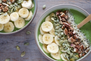 10 tazones de batidos hermosos y saludables