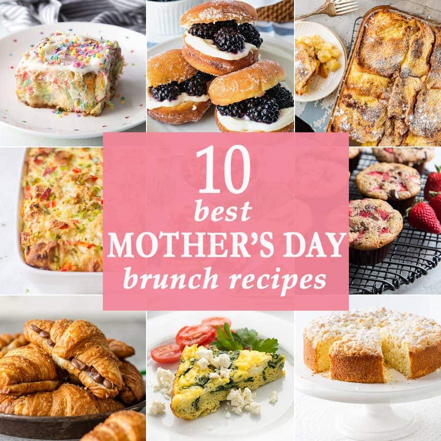 10 mejores recetas de brunch del d&iacute;a de la madre
