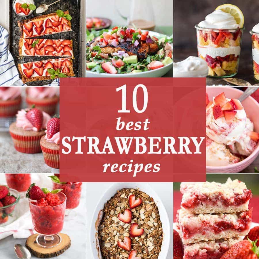 10 mejores recetas de fresa
