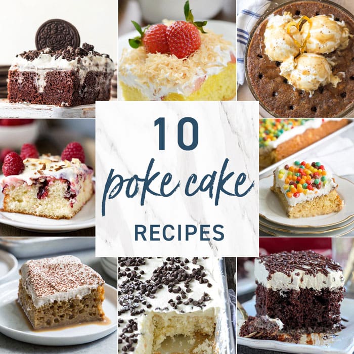 Poke Cake Recipes son los favoritos en nuestra casa. &iexcl;No hay nada mejor que una receta de pastel de gelatina para hacer que una celebraci&oacute;n sea &uacute;nica, sabrosa y, lo m&aacute;s importante, F&Aacute;CIL! Estas 10 recetas de pastel de poke de pud&iacute;n son simples. cremoso, sabroso y creativo. &iexcl;Disfrutar!