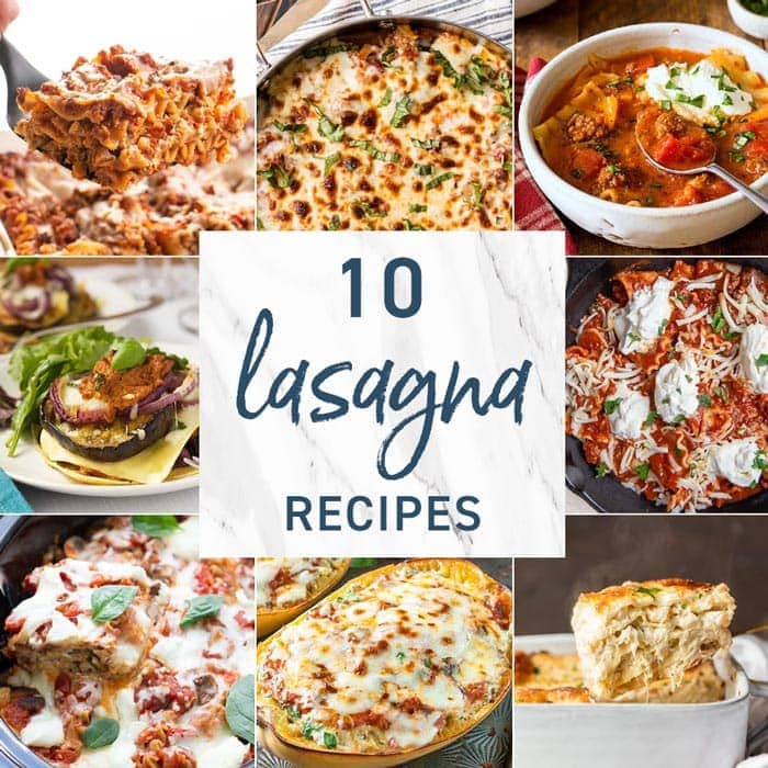 10 recetas de lasa&ntilde;a