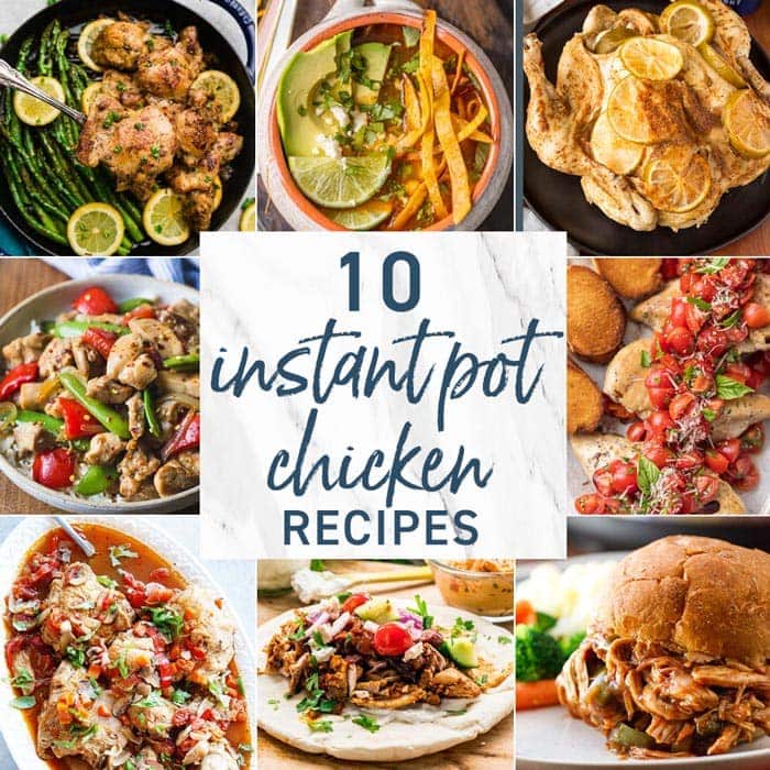 Instant Pot Chicken Recipes son recetas de cena de pollo simples y f&aacute;ciles que puedes preparar en minutos y que disfrutar&aacute;n toda la familia. Hemos compilado nuestras recetas favoritas de pollo instant&aacute;neo, como la sopa de tortilla instant&aacute;nea de pollo, el shawarma de pollo instant&aacute;neo, el pollo tirado por olla a presi&oacute;n y m&aacute;s. &iexcl;Ganador, ganador, Instant Pot Chicken Dinner!