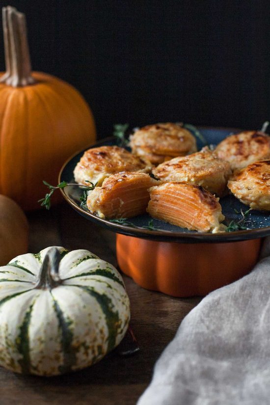 Mini gratins de patates douces -