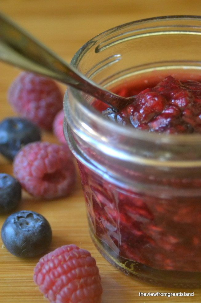 3 minutes de confiture micro-ondes sans sucre