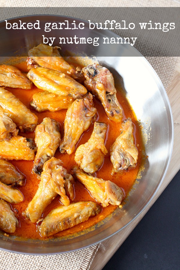 Ailes de poulet à l'ail au four