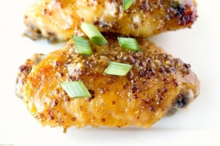 Alitas de pollo glaseadas con naranja de 5 ingredientes
