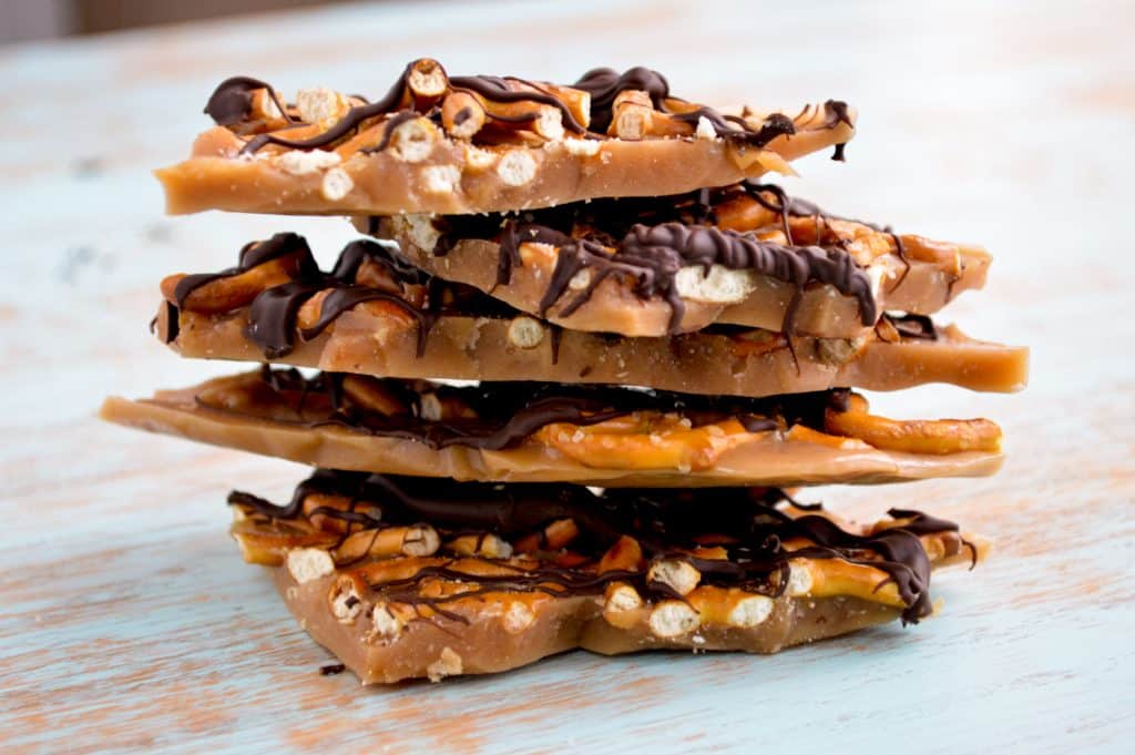 English Pretzel Toffee