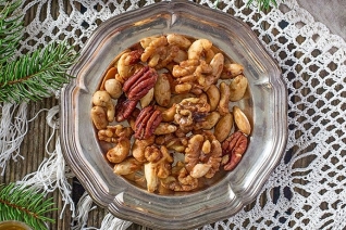 Aperitivo fácil: nueces mixtas con especias dulces