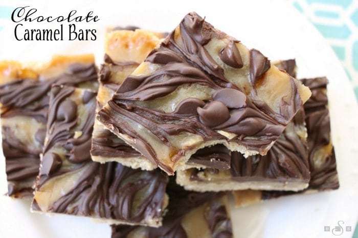 BARRAS DE CARAMELO CON CHOCOLATE