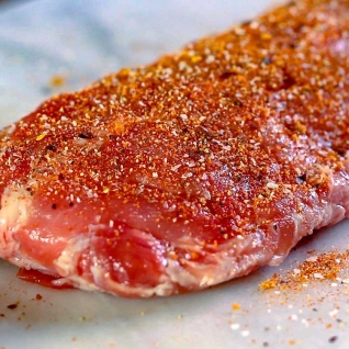 Bbq seco básico para barbacoa