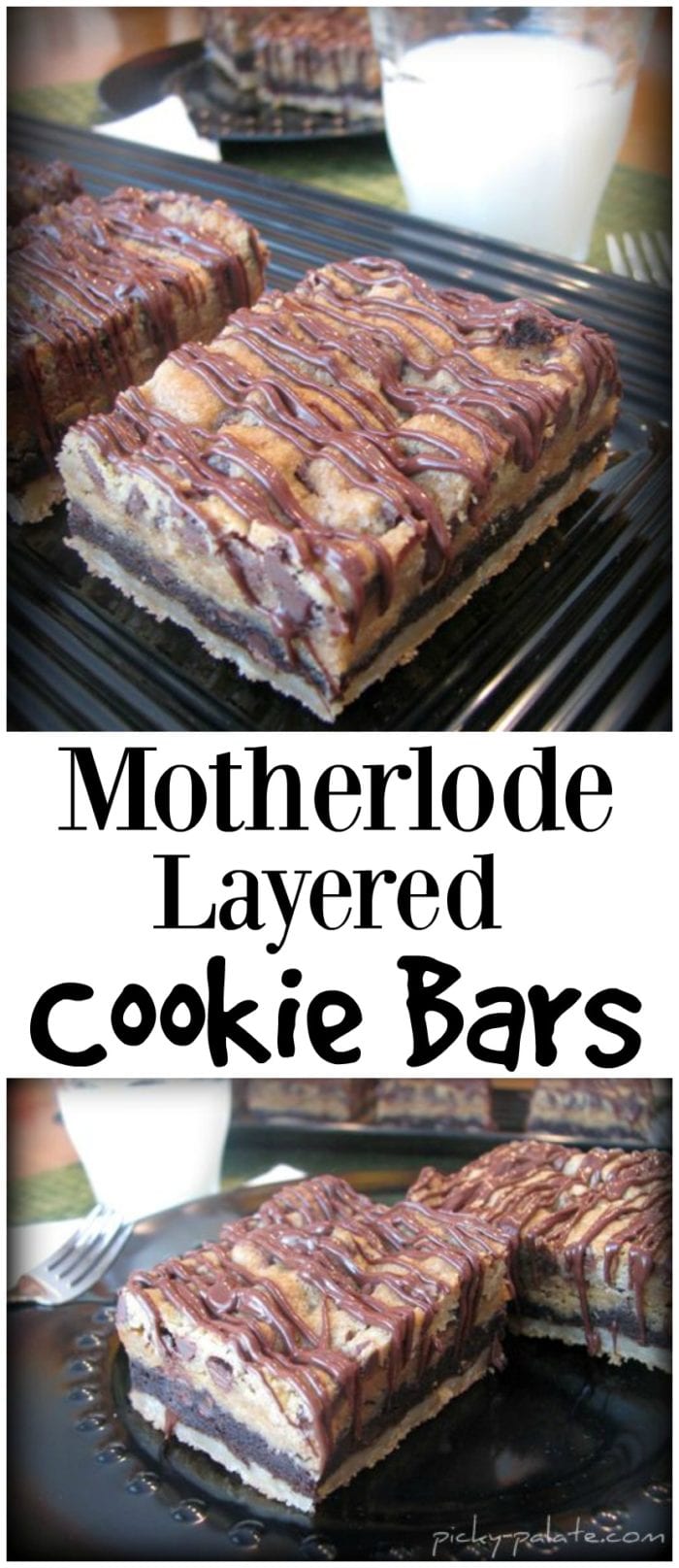 barras de cookie en capas de motherlode