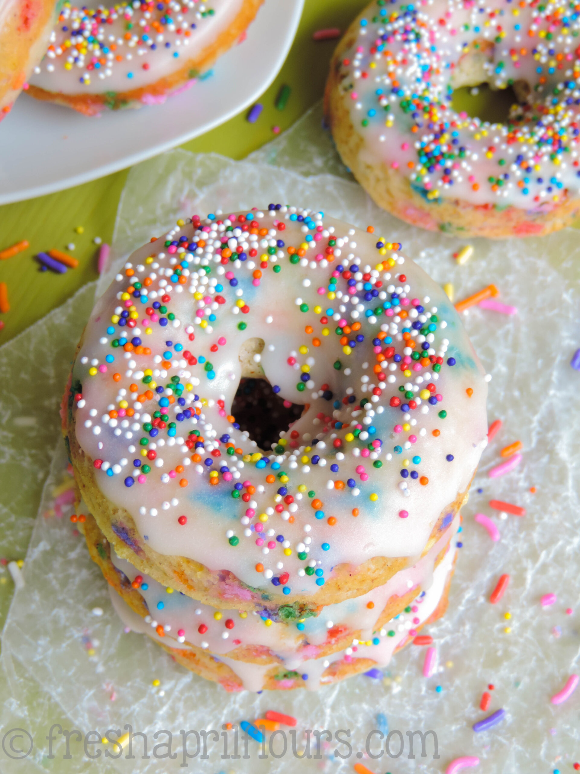 Beignets de Funfetti au four