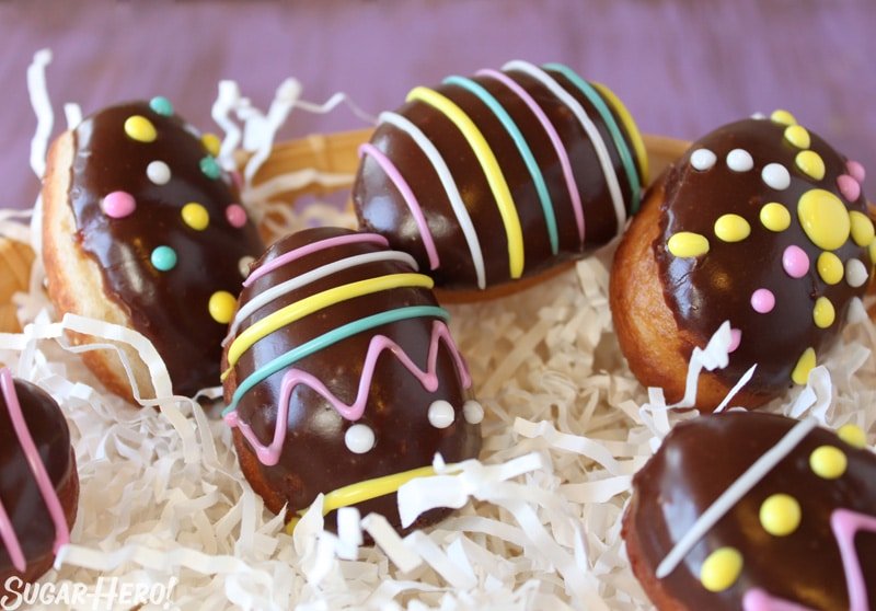 Donuts de huevo de pascua