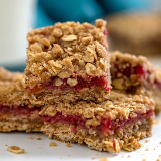 Barras de limĂłn Berry Streusel