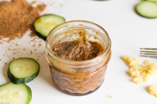 Pepino jengibre mantequilla de cuerpo batida
