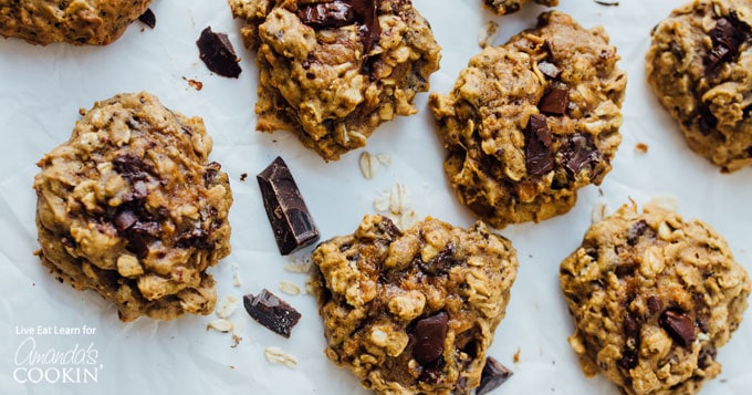 Galletas de avena y camote