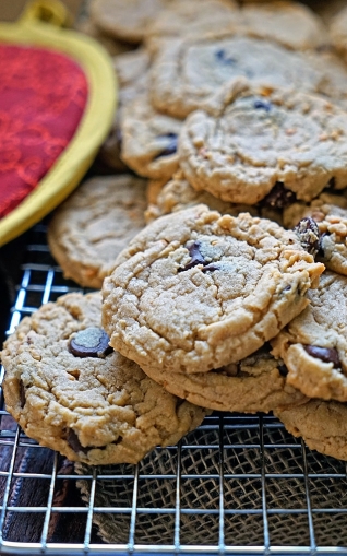 Muscovado Galletas De Mantequilla De Cacahuete De Chocolate Oscuro
