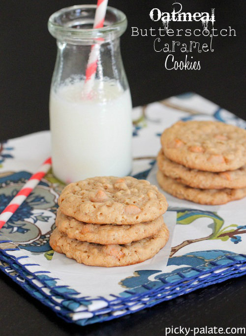 Biscuits au caramel à l'avoine et au caramel -