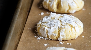 Biscuits au gâteau au beurre gluant