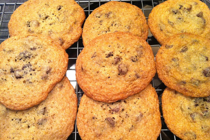 Galletas con trozos de chocolate sin gluten