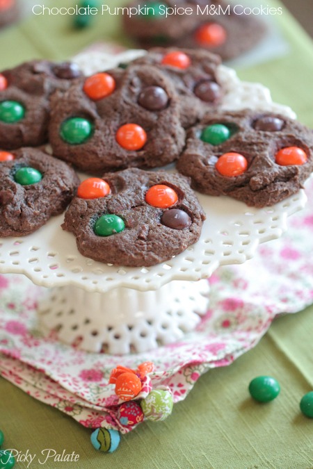 Galletas de chocolate con especias M y M de
