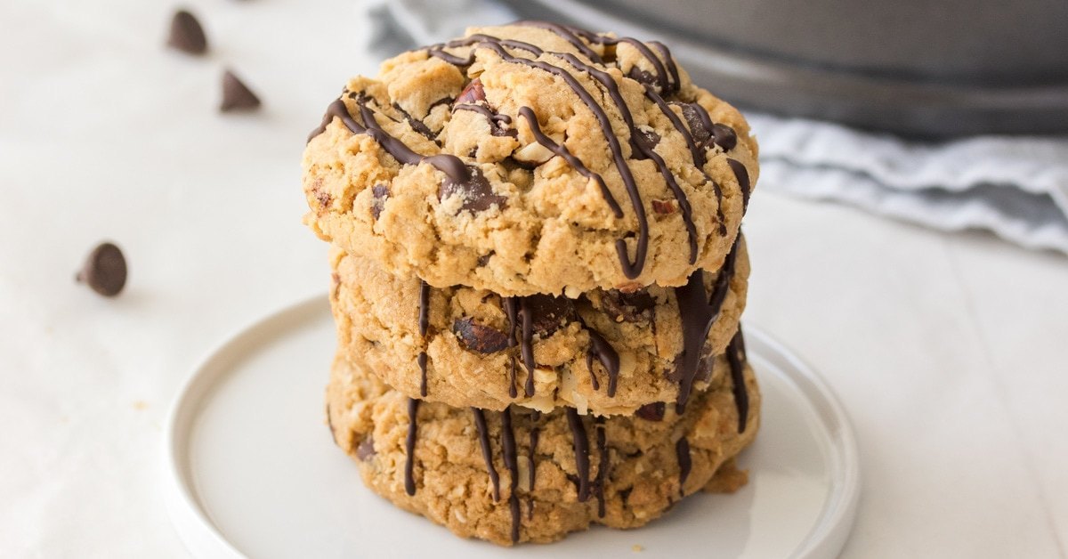 Galletas de chocolate con avellanas