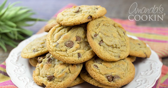 Galletas de chispas de chocolate y canela