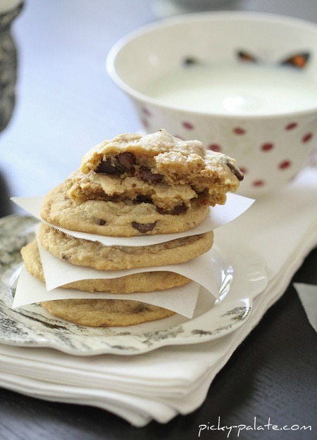 Galletas de chocolate y trufas de mantequilla de maní se arremolinaron