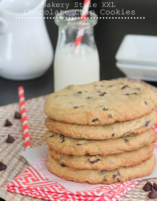 Galletas de chispas de chocolate estilo panadería XXL