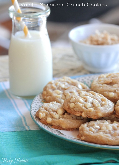 Galletas Crujientes De Macarrón De Vainilla-17t