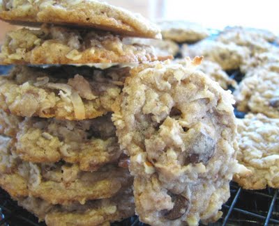 Biscuits croustillants au caramel -