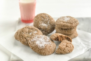 Galletas de pan de jengibre blandas y masticables, tan deliciosas que usted las regalará