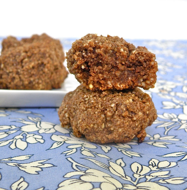 Biscuits moelleux au chocolat et aux amandes -