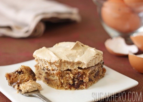 Blondies con merengue