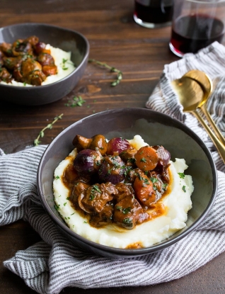 Bourguignon de carne para dos