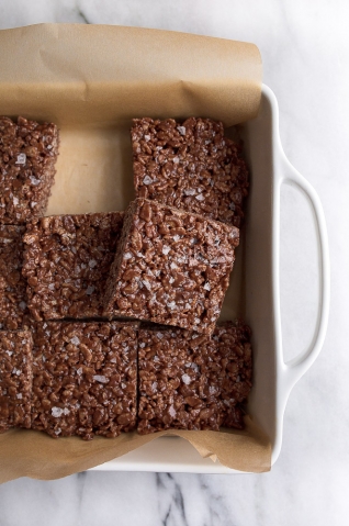Dulces De Krispies De Arroz De Chocolat