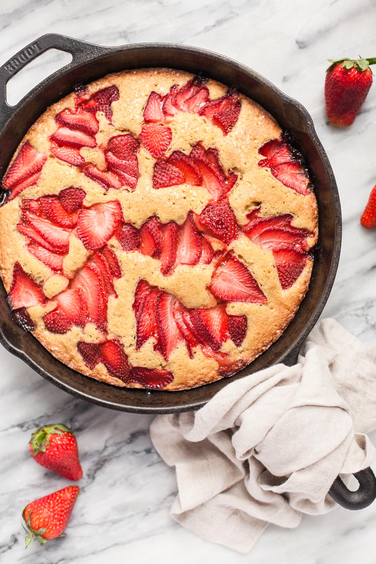 Boucle fraise sans gluten -