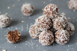 Bolas de coco suecas de chocolat