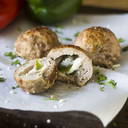 Jalapeño Popper Albóndigas Rellenas # bolas De Comida #Comida Mexicana #jalapeños #apetizador