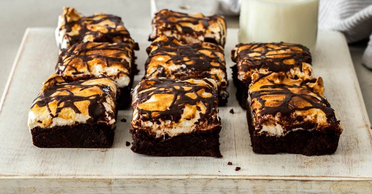 Fudgy Marshmallow Brownies