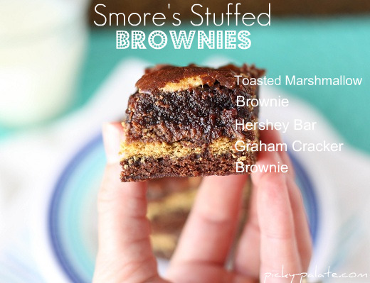 Brownies S'mores farcies ... -