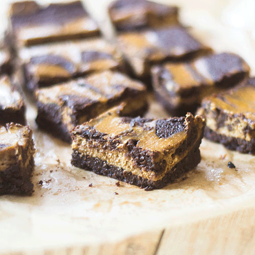Brownies de calabaza sin gluten #chocolate #glutenfree #brownies #pumpkin