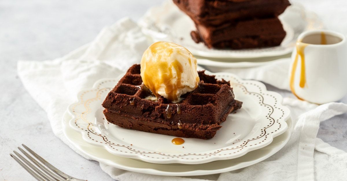 Waffle Brownies: solo 10 minutos, hechos desde cero