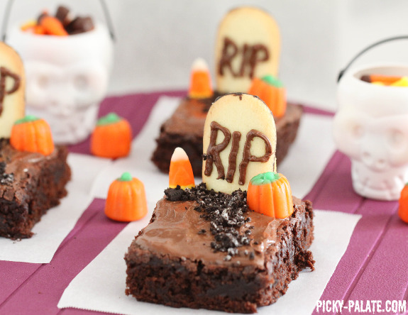 Brownies au cimetière Fudgy -