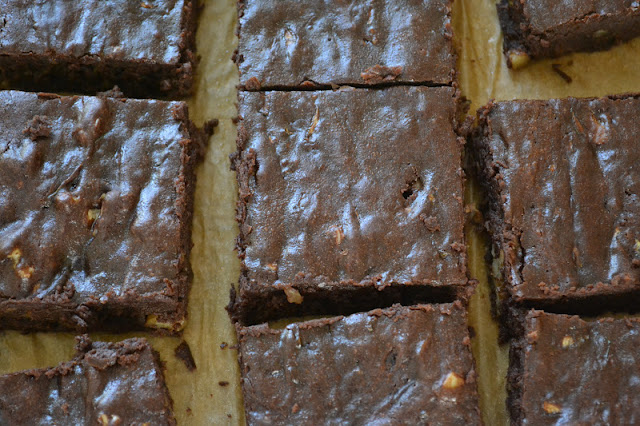 Brownies de calabacín y nueces