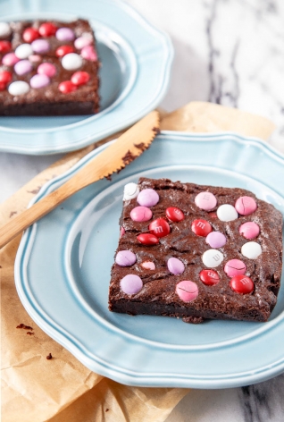 Brownies de lote pequeño