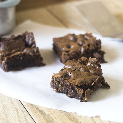 Sin Gluten Brownies Fudgy #glutenfree #dessert #chocolate